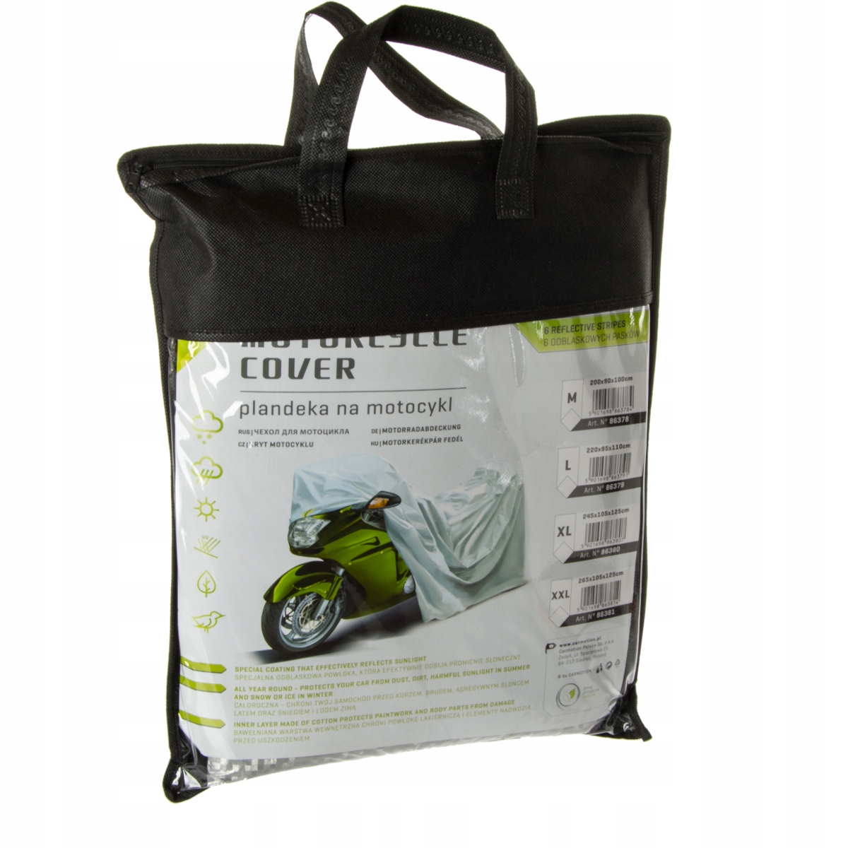 

Pokrowiec Plandeka L na Motor Skuter Motocykl 220