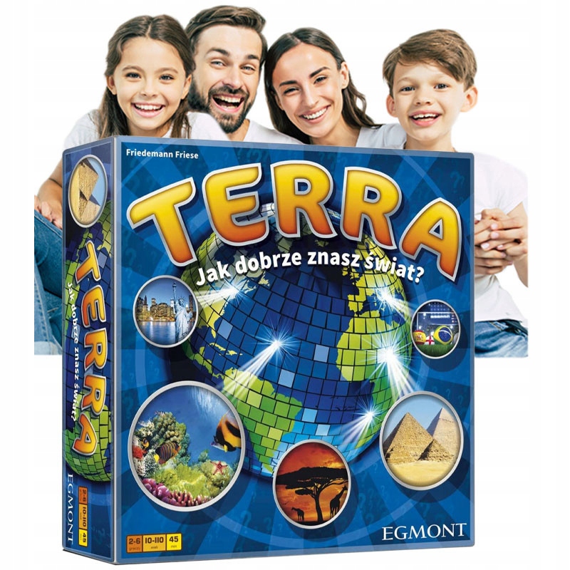 PLANSZOWE GRY dla Dzieci Terra IMPREZOWA Niekończąca się Zabawa RODZINNA
