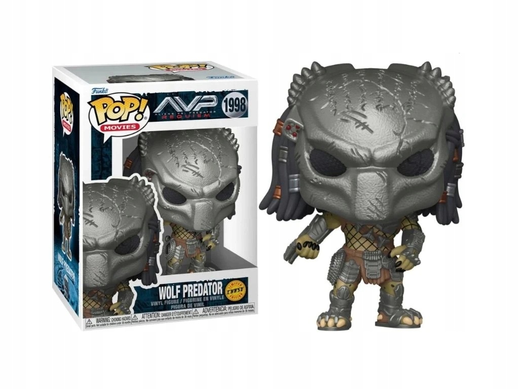 Funko Pop! 1998 Alien vs Predator Requiem Wolf Predator Limited Chase