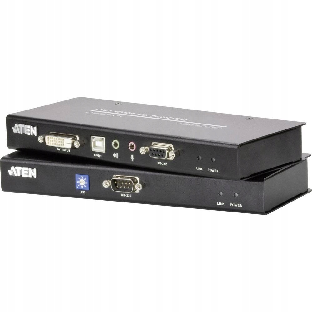 Przedłużacz KVM ATEN CE600-AT-G, USB, DVI-D