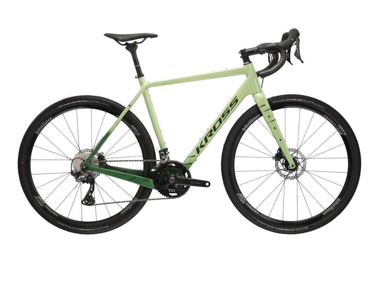 Rower gravel Kross Esker 8.0 rama XL 22 cali koło 28" kolor Zielony