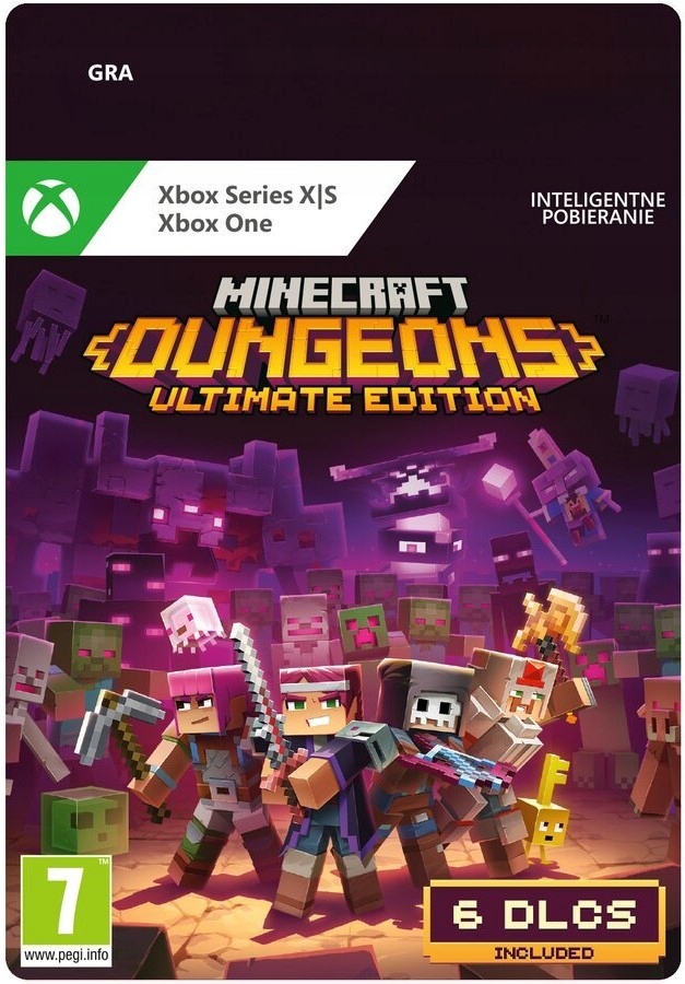 Minecraft Dungeons Ultimate Edition Xbox ONE / Series X | S klucz bez VPN