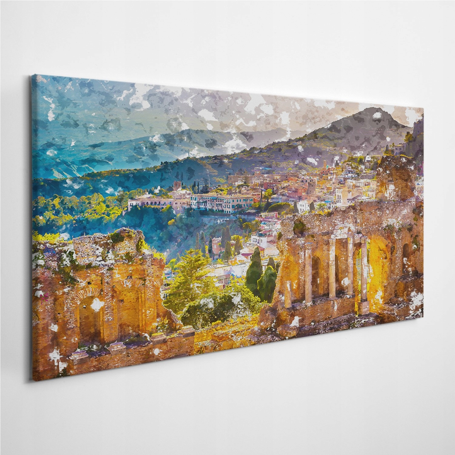 

Fotoobraz na ścianę Ruiny Taormina Teatr 120x60 cm