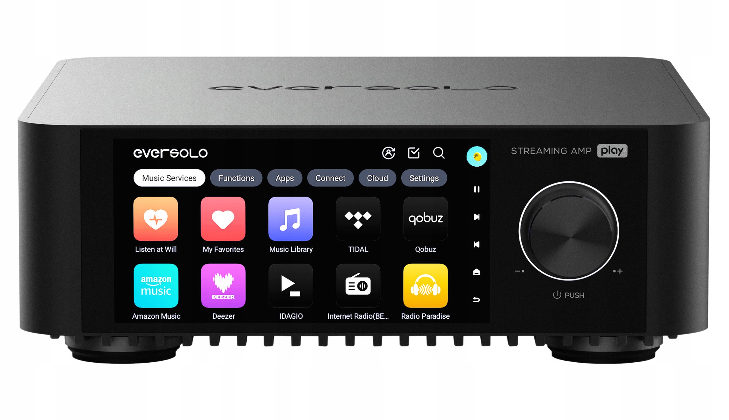 EverSolo Play AK4493 Bluetooth WiFi 110 W Hdmi DSD512 Mqa