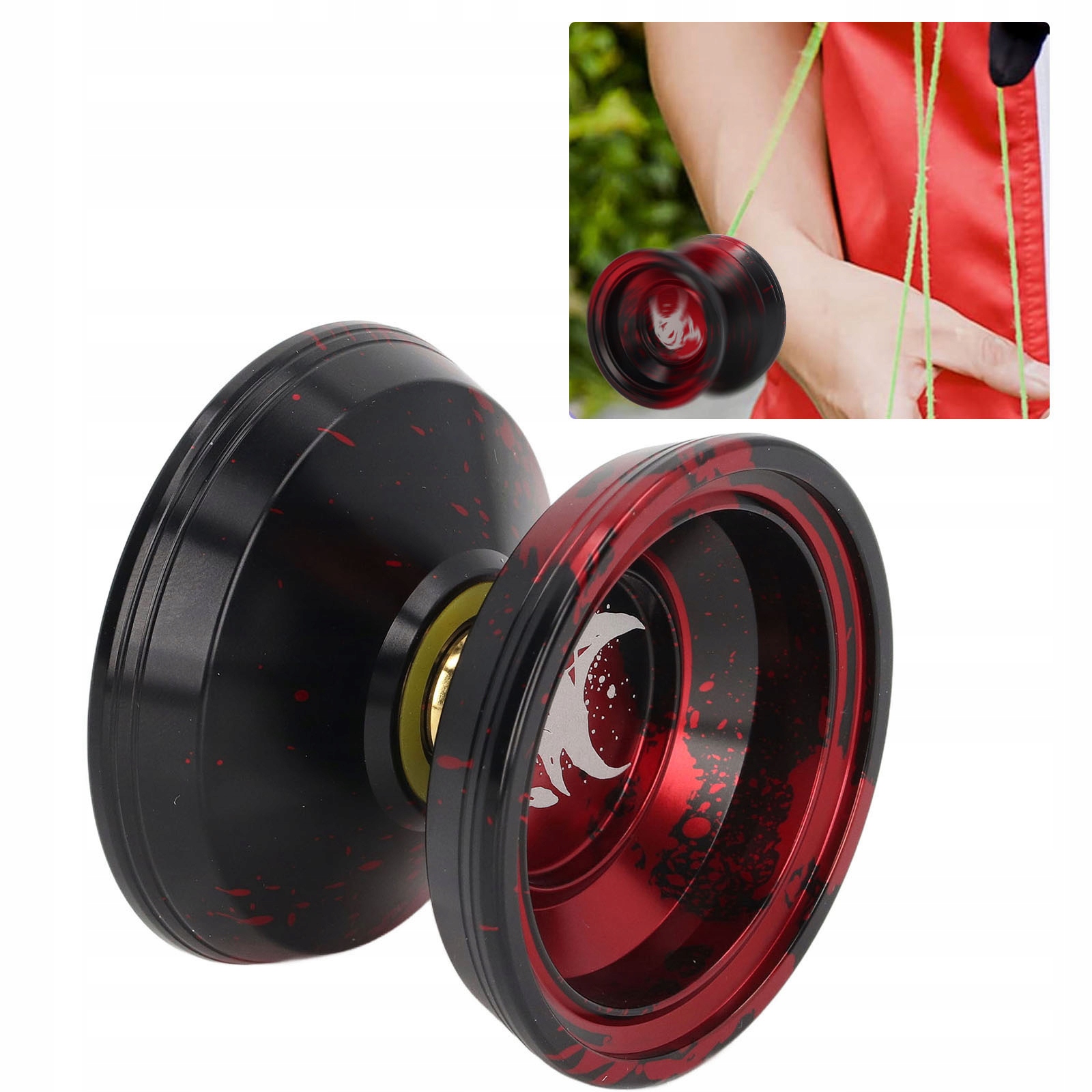 Fesjoy Aluminium Yo-Yo Profi Set - Mit Handschuh, 5 Seilen & Lager