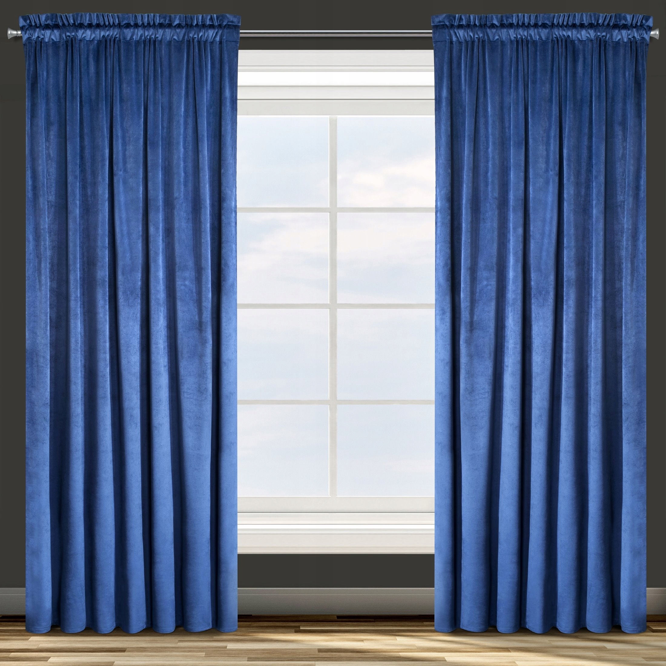 GOTOWE ZASŁONY NA ŻABKI 140x270 ZASŁONA NA TAŚMIE Wzór klasyczny