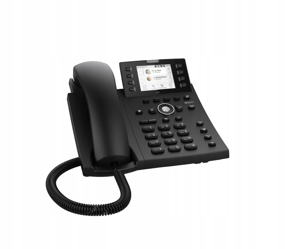 Telefon stacjonarny biurkowy Biurowy Ip Voip (PoE) Snom D335