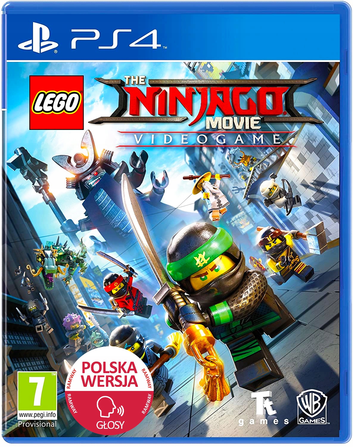 LEGO Ninjago PL PS4 Dubbing Gra Wideo The MOVIE Stan: nowy zł - Sklepy, Opinie, Ceny w Allegro.pl