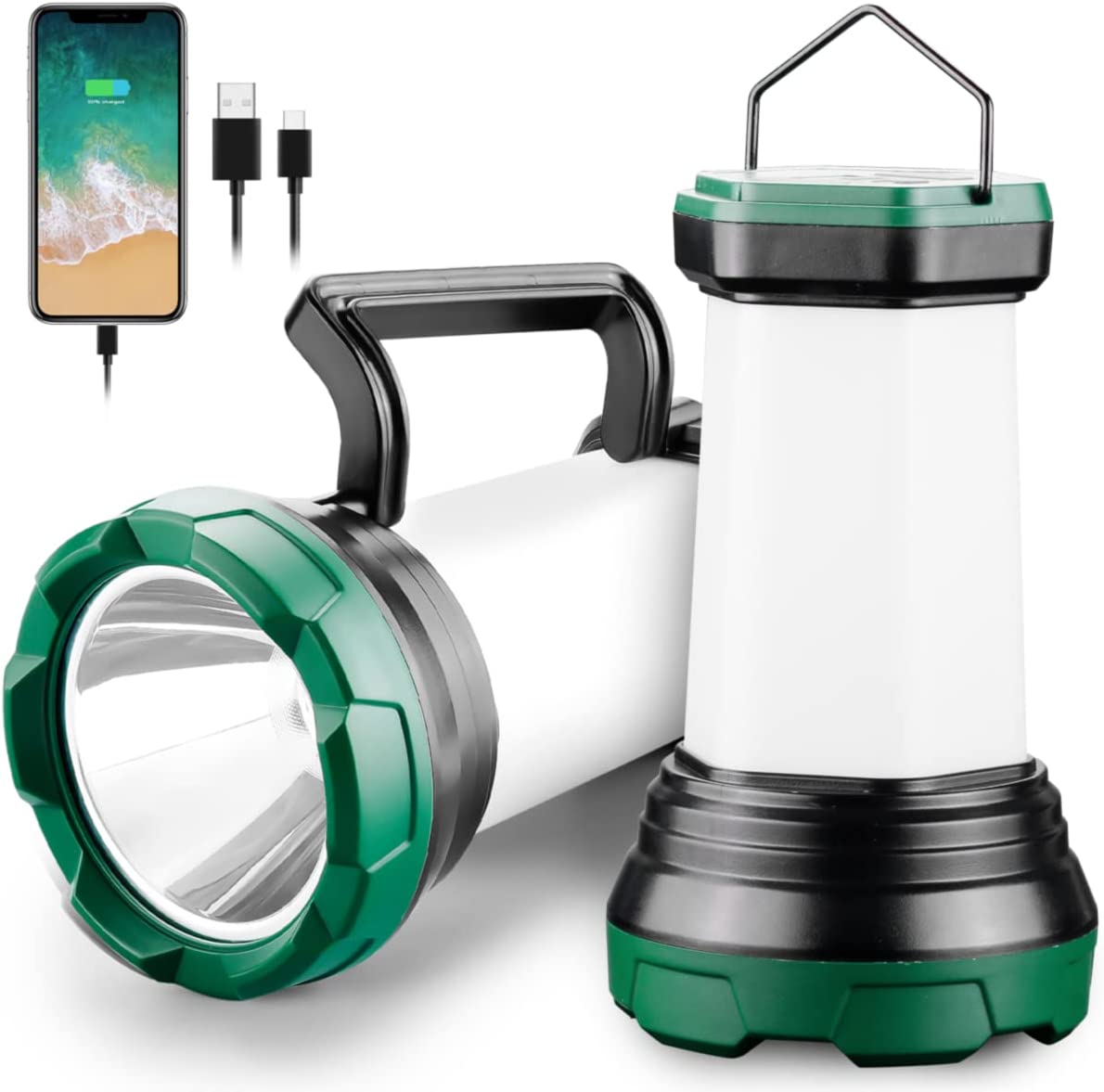 

Camping Namiot Latarnia Lampa 1800mAh powerbank
