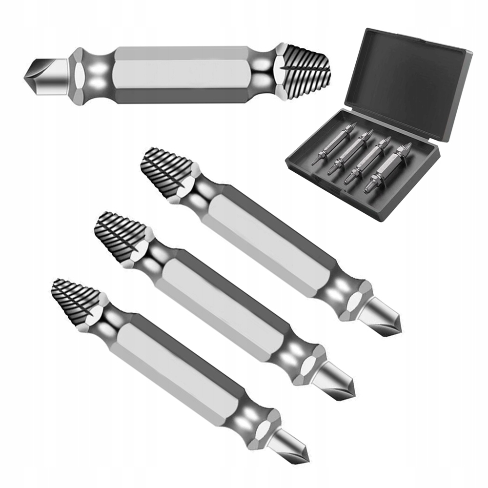 

Zestaw Do Wykręcania Zerwanych Wkrętów Śrub Bity