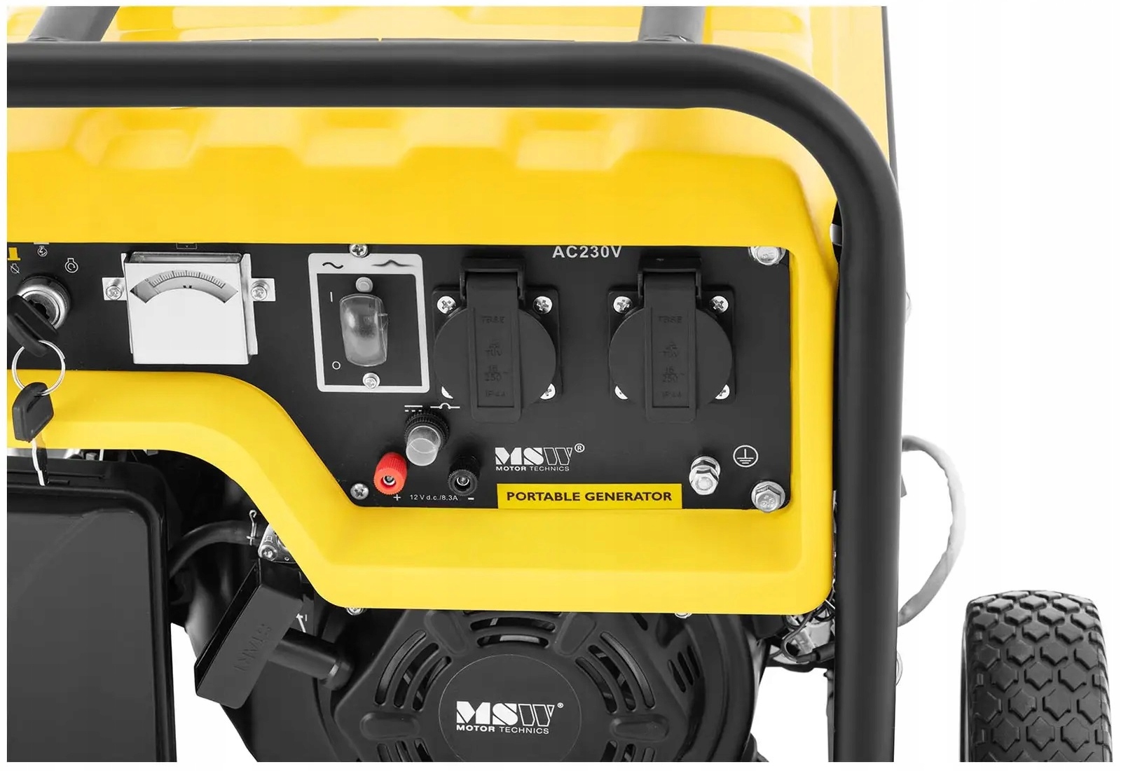 Agregat prądotwórczy benzynowy 2200 W 230 V AVR 18 l MSW PG-109 10062249