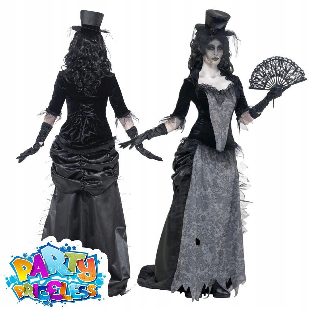 Smiffys Kostým černá vdova temná dáma vel M