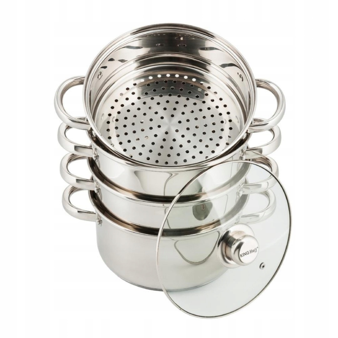 Hrnec Na Páru Kinghoff 5 Dílků 18 cm KH-3317