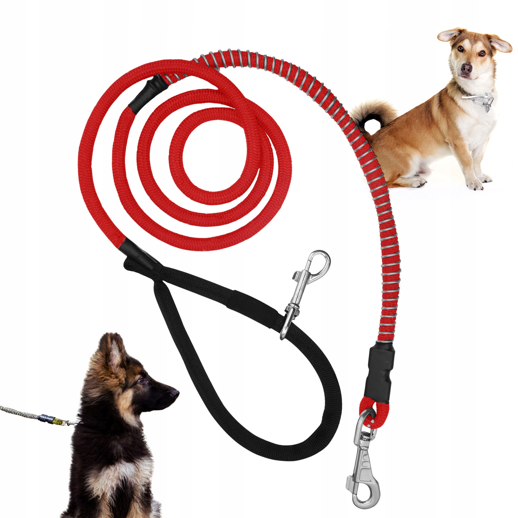 Levně Idealeash Vodítko Tlumič 3 m Premium Silná pro psa do 10 kg Tréninková