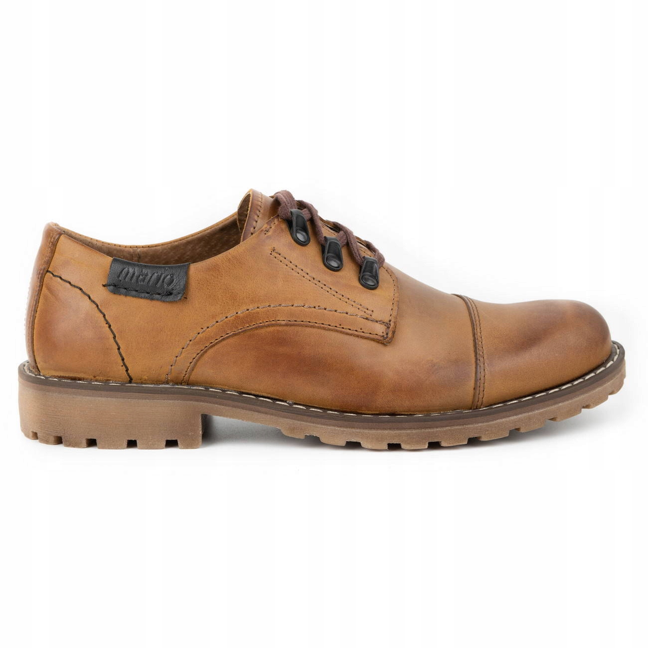 

Buty męskie trzewiki skórzane 940MP rude 42