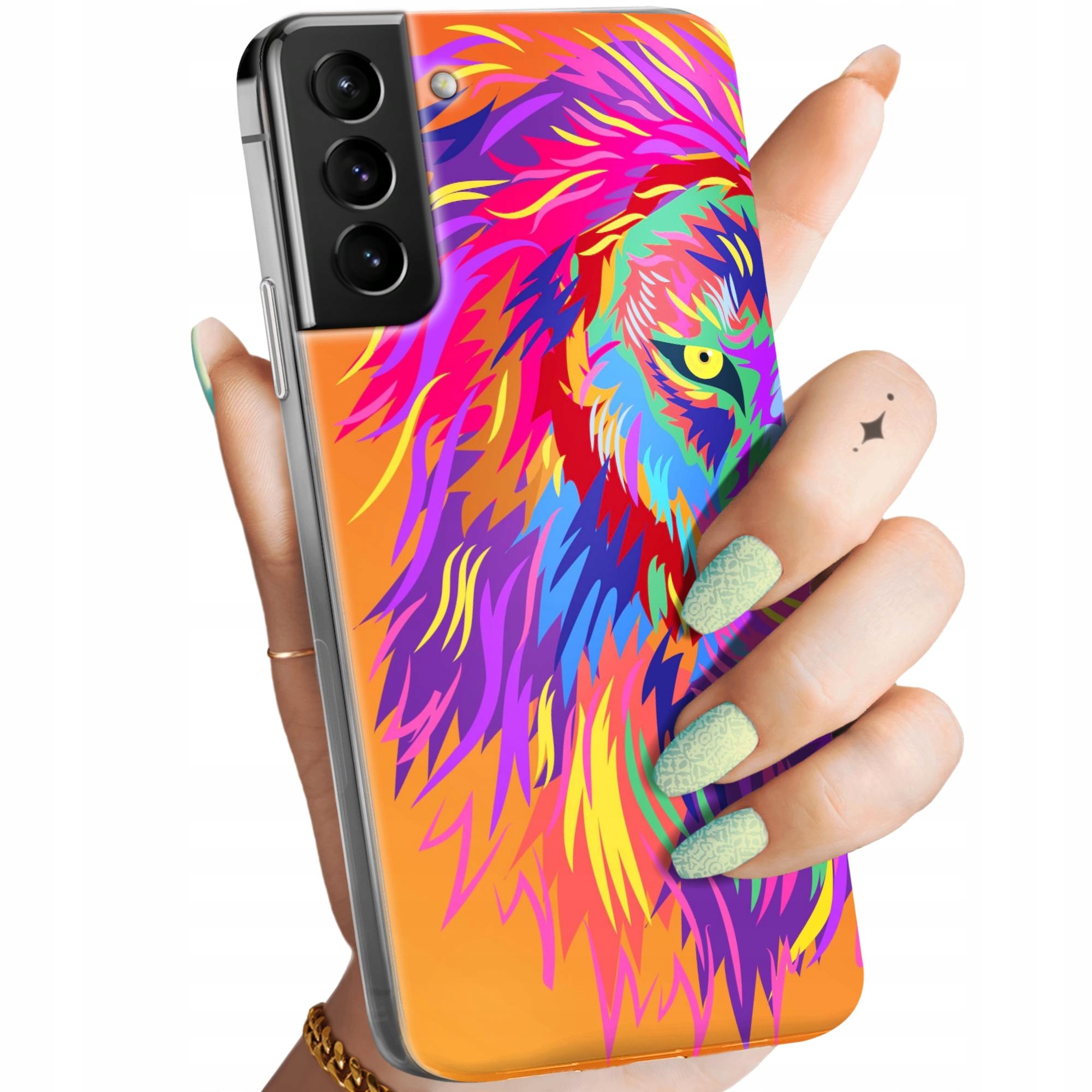 Etui Do Samsung Galaxy S21 Ultra 5G Neonowe Neon Jaskrawe Obudowa