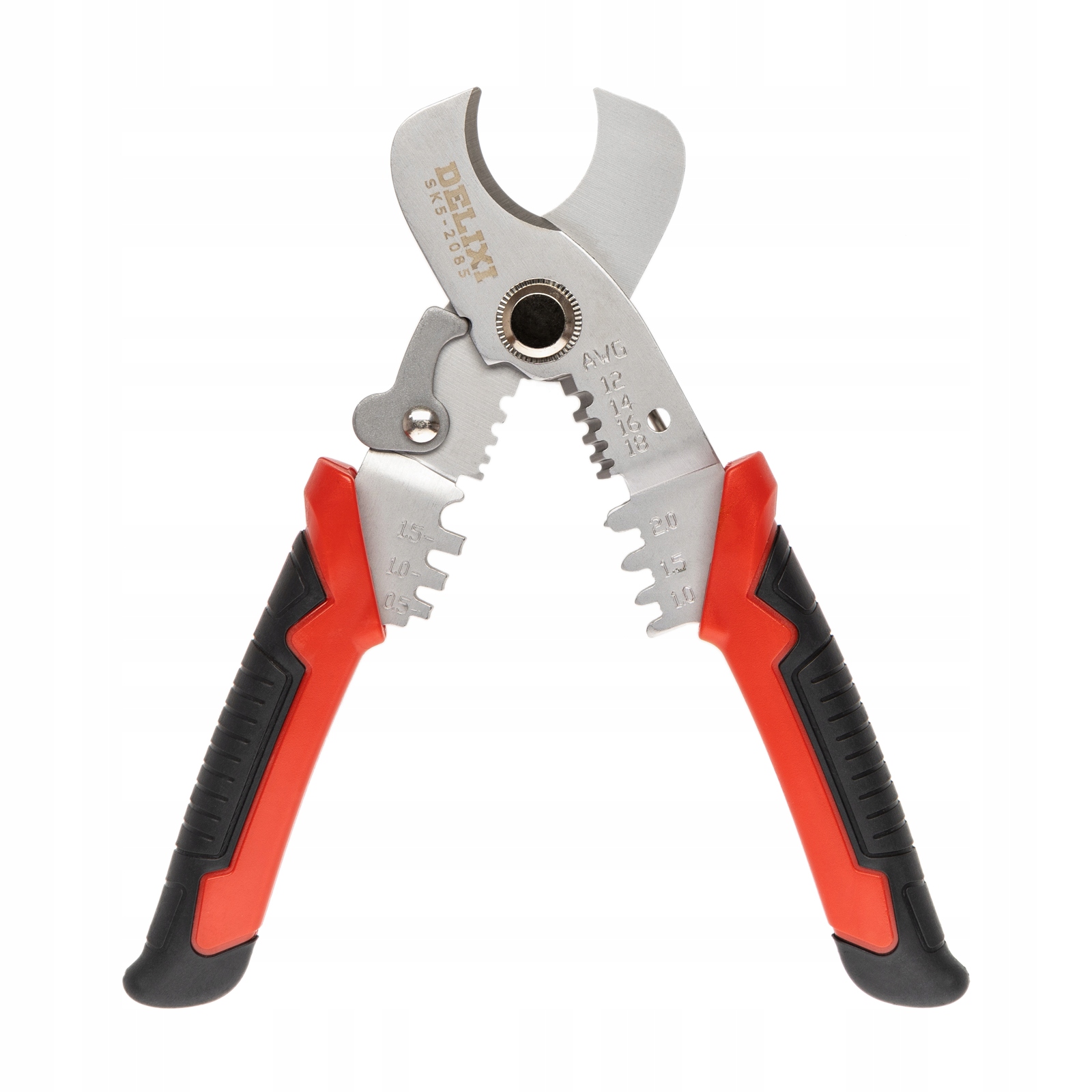 Krimpovací kleště a odizolační kleště Delixi DWBX-2085 Ocel SK5 60HRC+