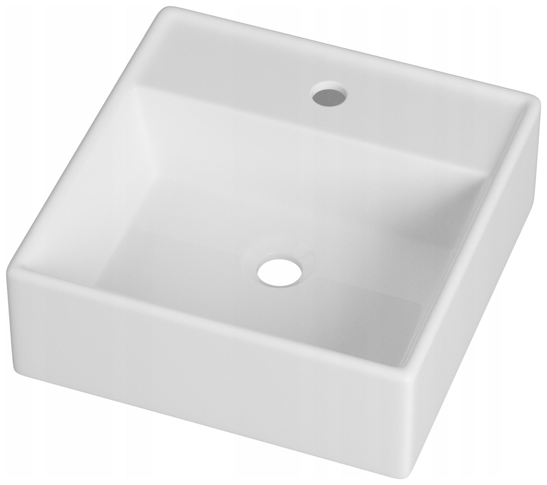 Umývadlo Na Dosku Pravouhlé Biele Keramické Do Kúpeľne Arco