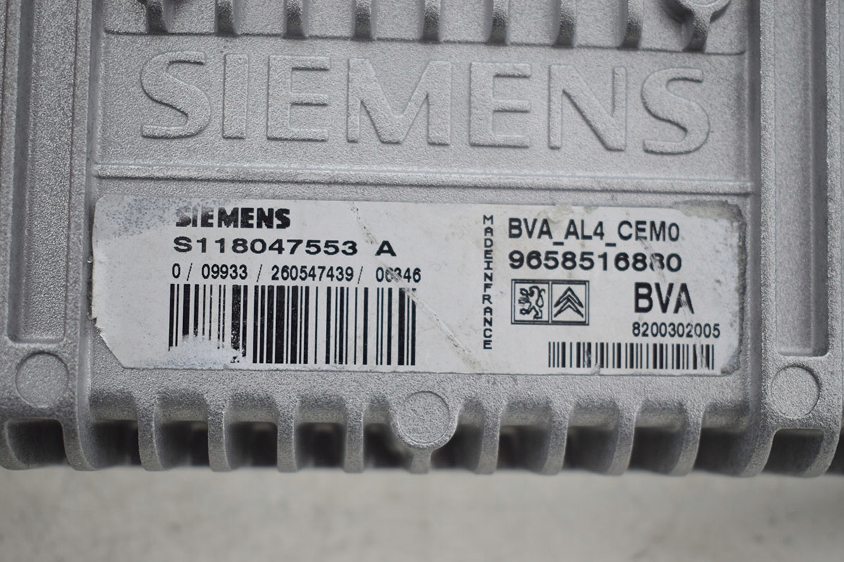 computer control unit CITROEN 9658516880