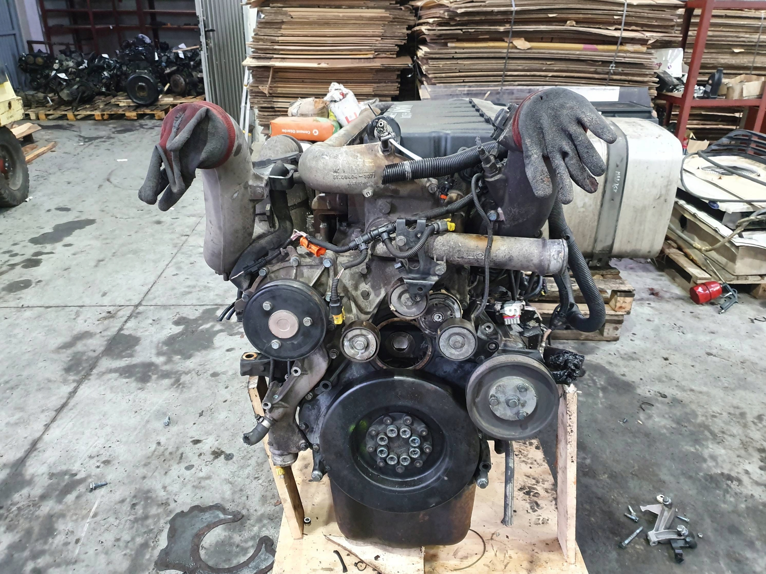 engine complete D2066 LF41 E5 MAN TGX 18.400