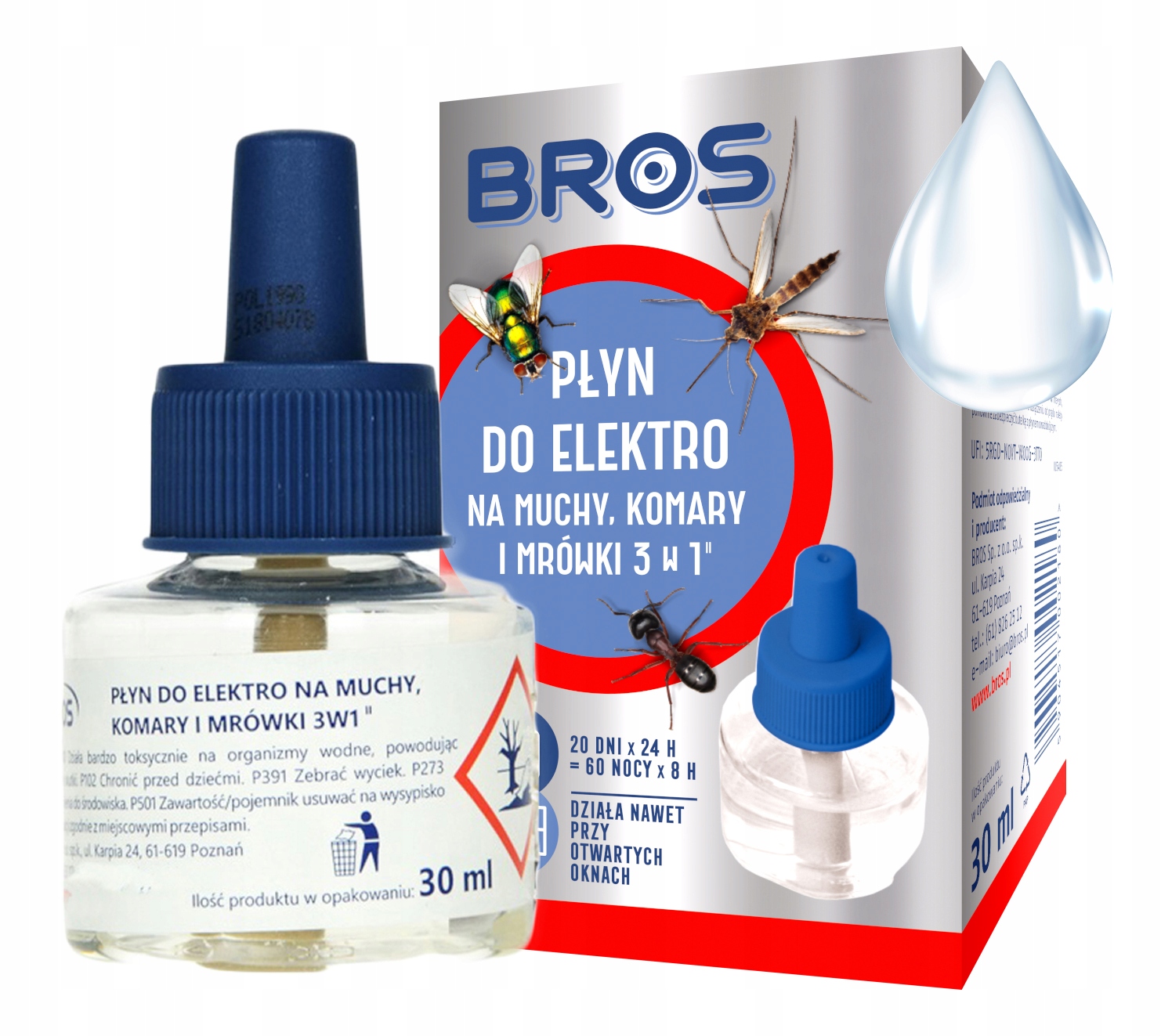 

Płyn Do Elektro Na Komary Muchy Mrówki Zapas 3W1