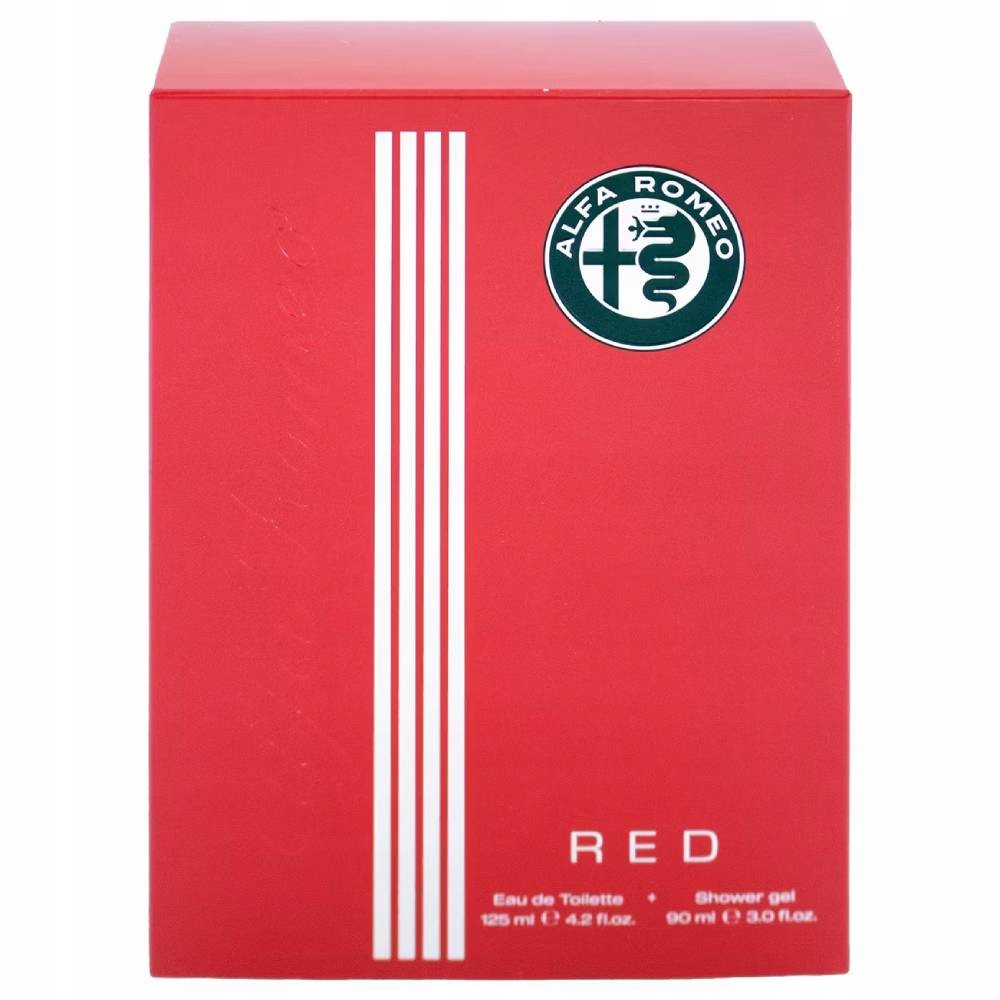 Alfa Romeo Red sada toaletní voda sprej 125 ml sprchový gel 90 ml