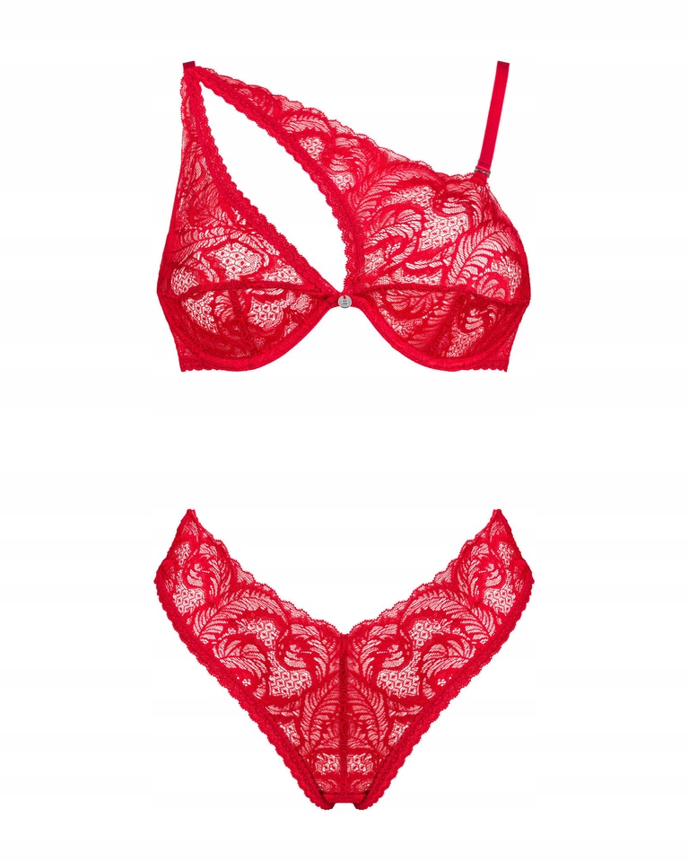 Sada spodního prádla Atenica Obsessive Xs/s červený set