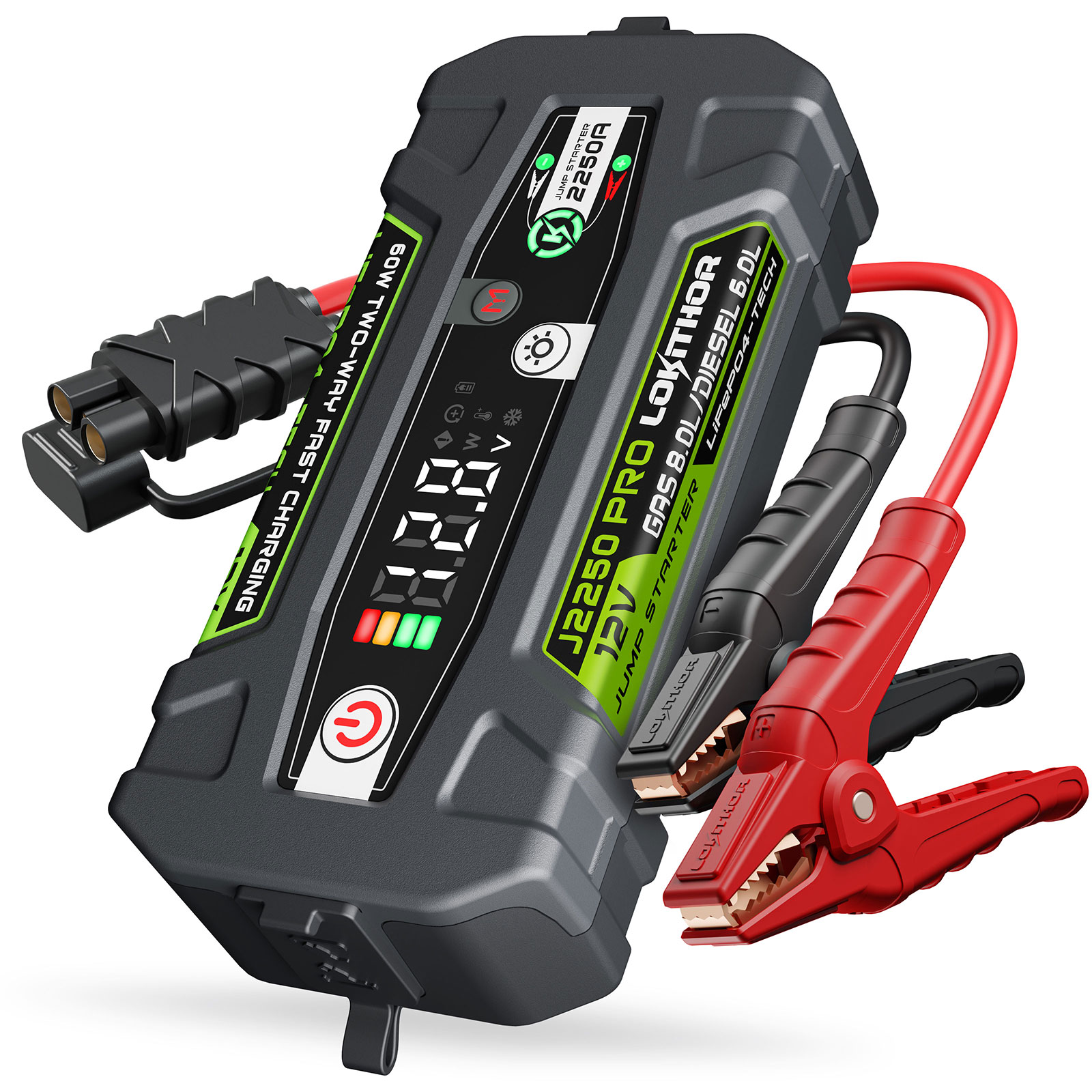 Spúšťacie zariadenie Jump Starter Lokithor J2250 Pro 2250A LiFePO4 Led
