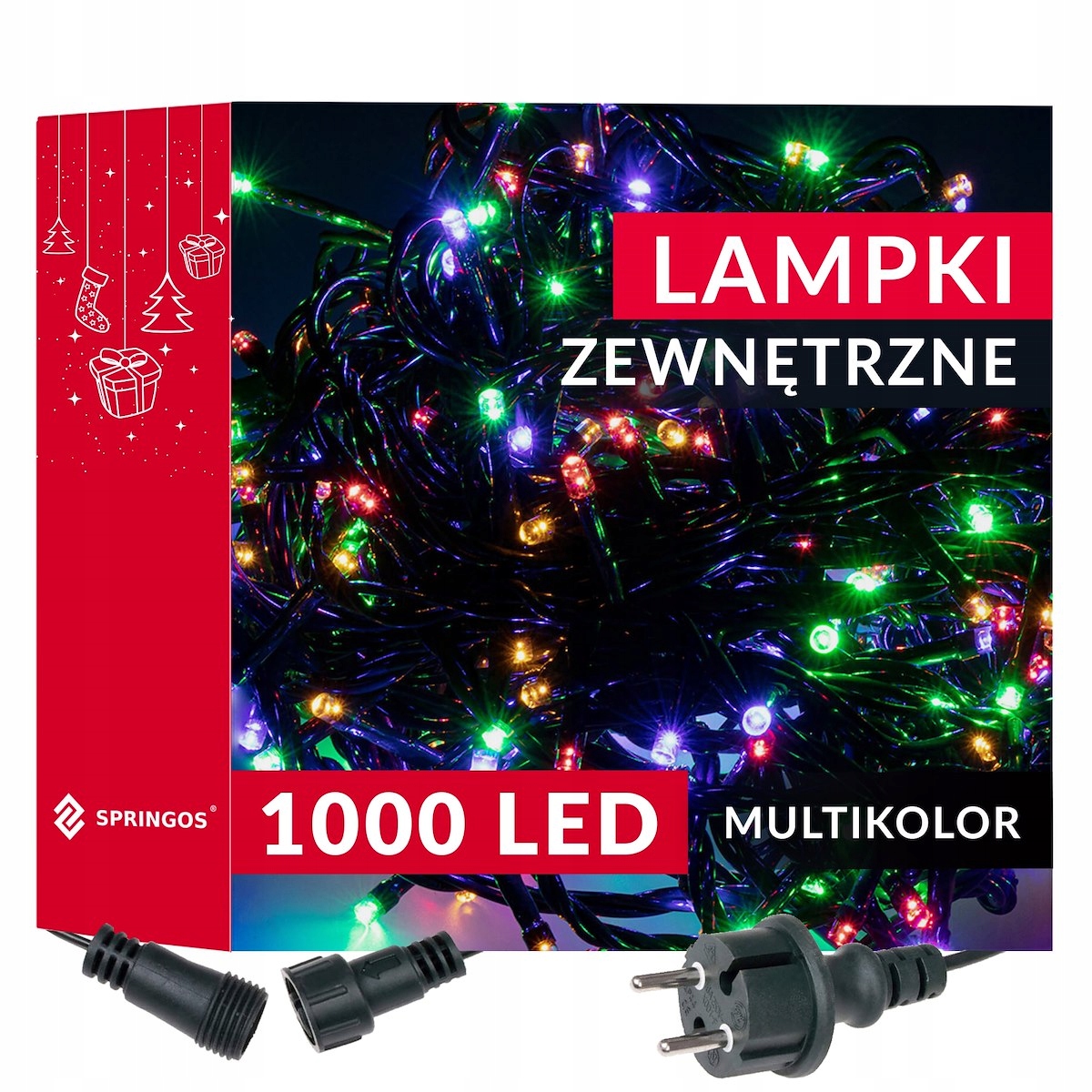 

Lampki Choinkowe 1000 Led Zewnętrzne Mutlikolor
