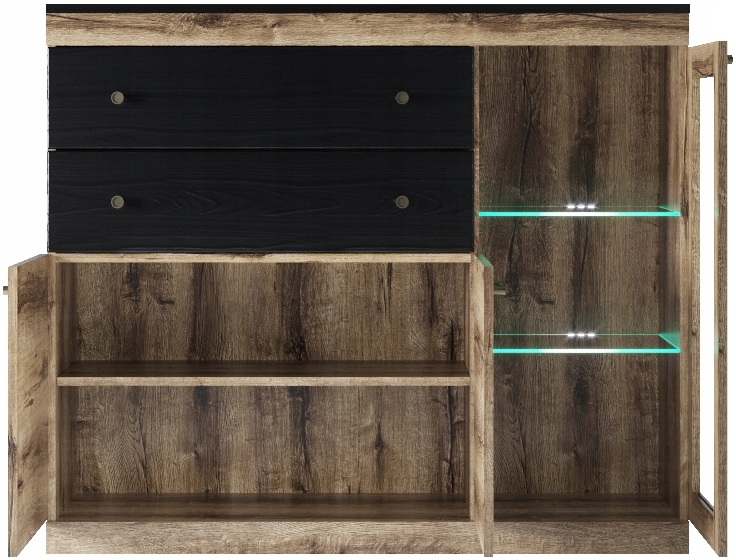 Duża KOMODA Z SZUFLADAMI do salonu 2D1W2S JG-09 Marka inna