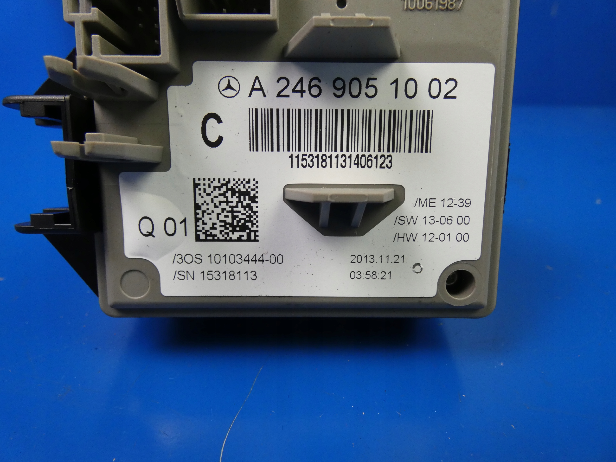 MERCEDES A KLASA W176 W246 ignition + key
