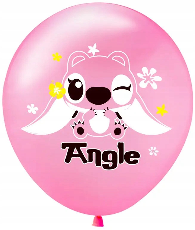 BALONY URODZINOWE LILO I STITCH STICZ STICH HEL URODZINY 12szt Materiał lateks