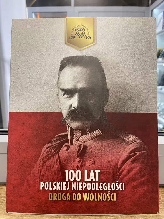 ZESTAW MONET 100 LAT POSLKIEJ NIEPODLEGŁOŚCI ALBUM /SEJF