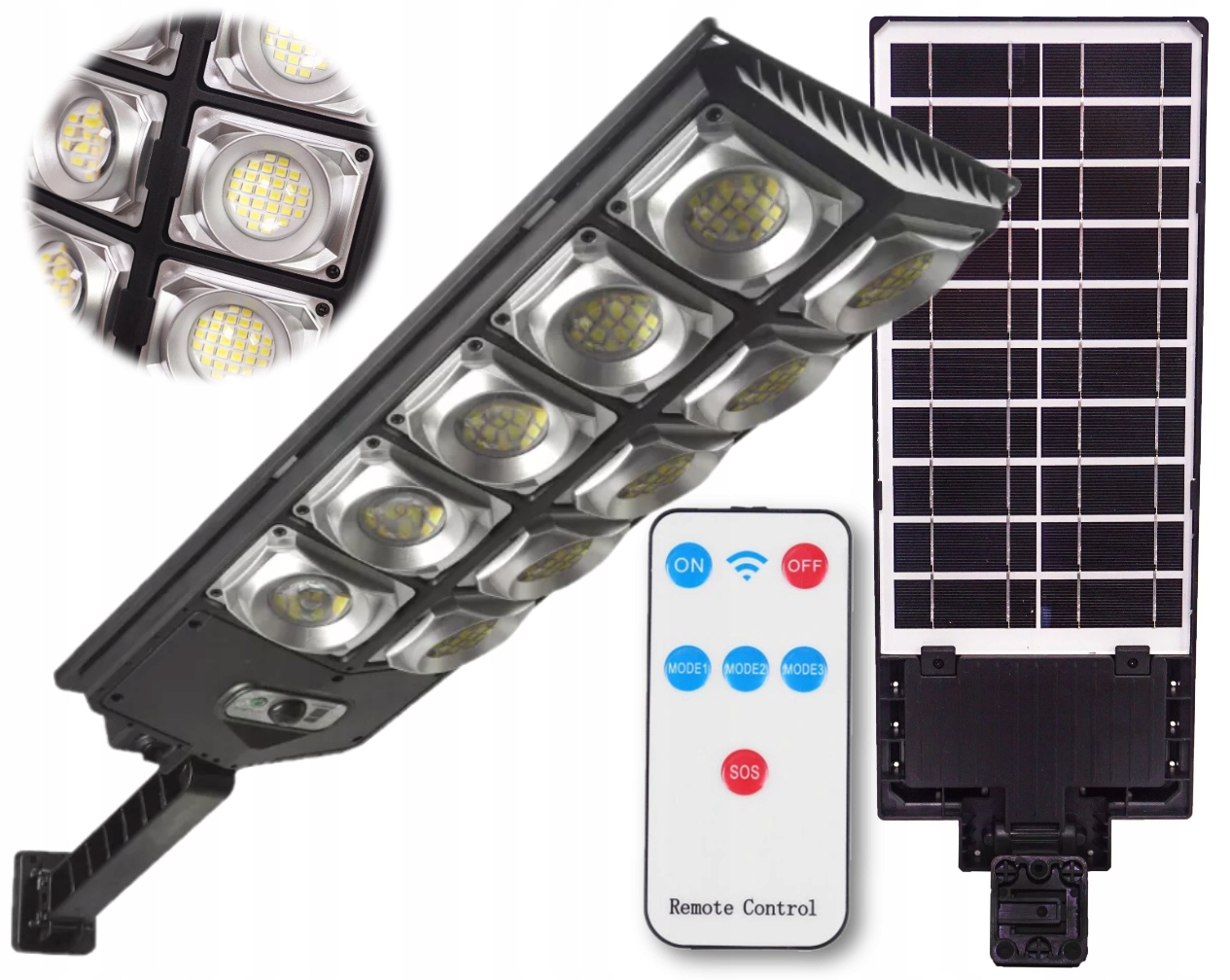 

Lampa Solarna Led Czujnik Ruchu Zmierzchu 1000W