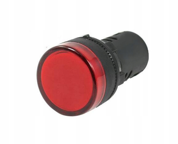 Kontrolka Led AD16-22DS, 12V Ac/dc czerwona