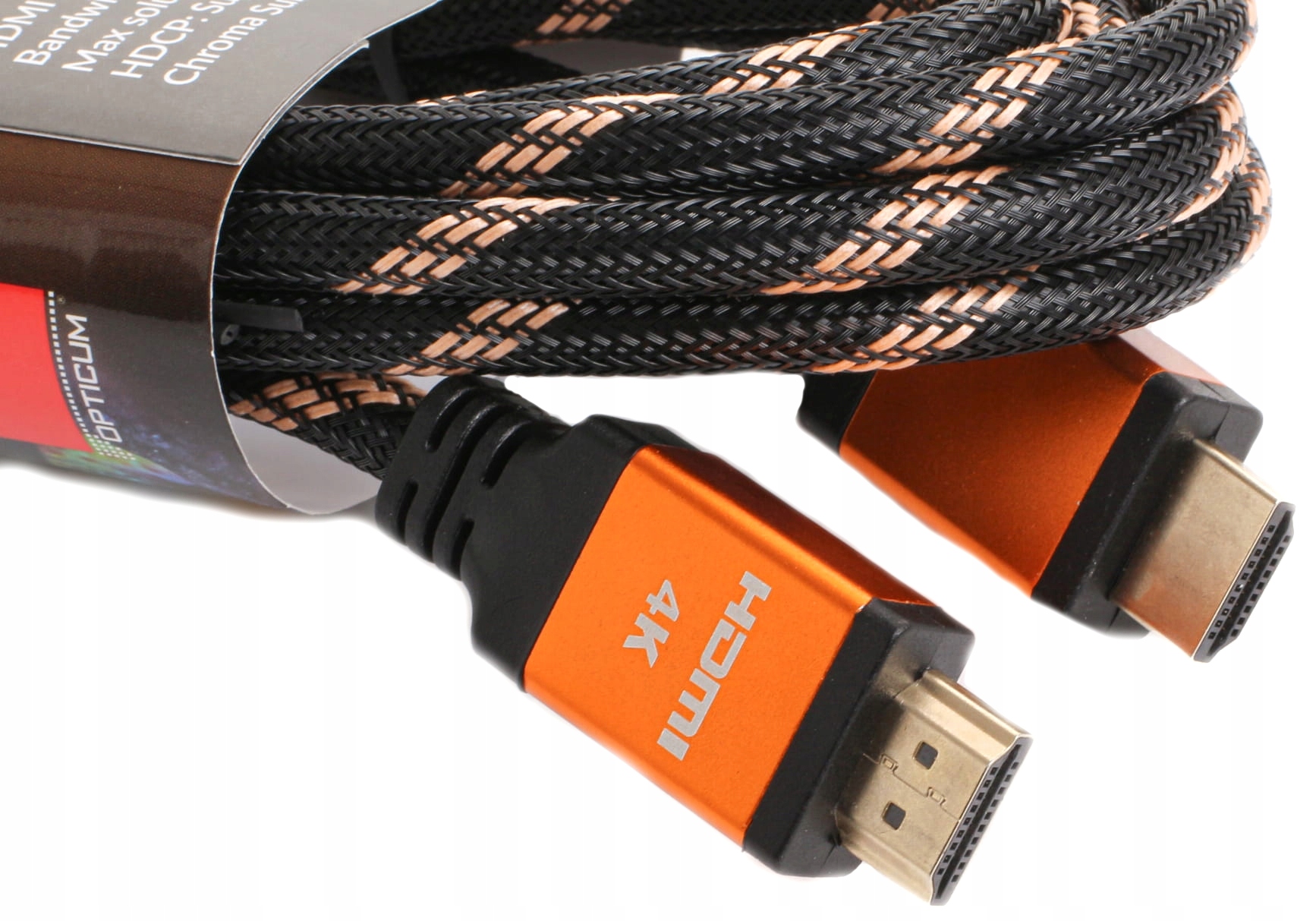 Kabel Przewód HDMI 1,5m v 2.0 4K HD UHD 60Hz Oplot