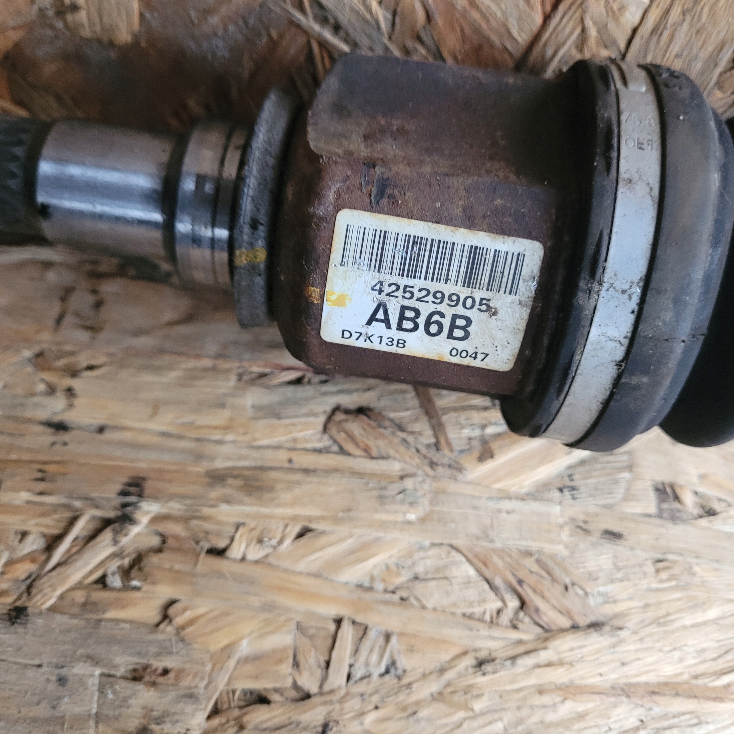 semi-axis left short. OPEL KARL 1.0 B 42529905