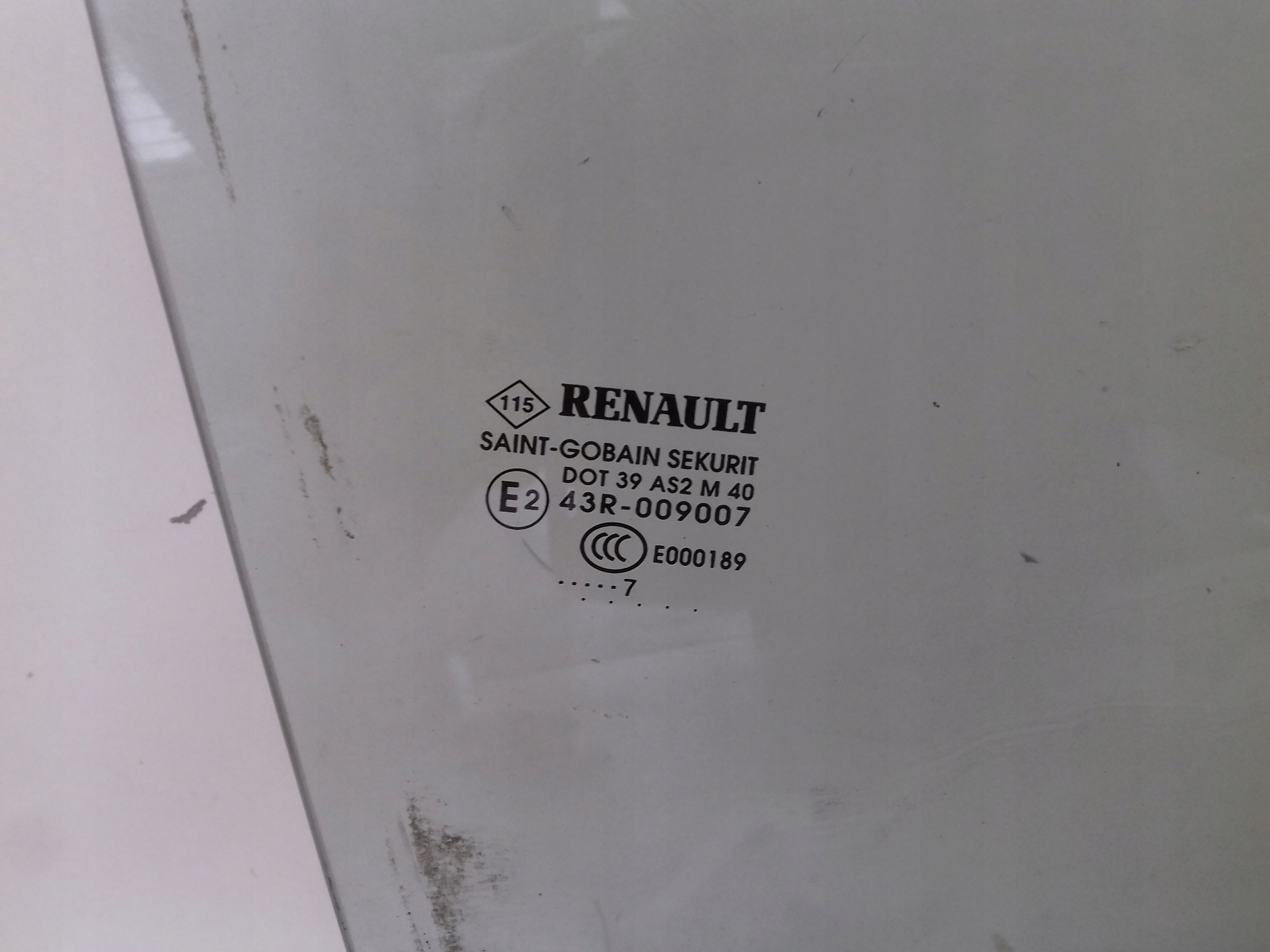 FENSTER links 2017r Renault Zoe