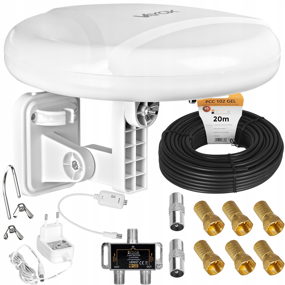 DVB-T2 Všesměrová Anténa Digital360 Set 2TV Lte