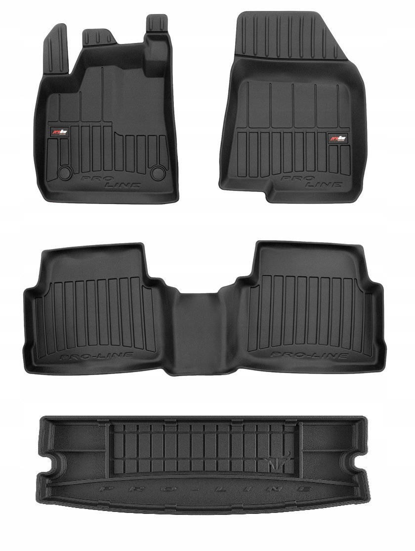 Set 3D Koberce a rohož do kufru Dacia Jogger od roku 2021