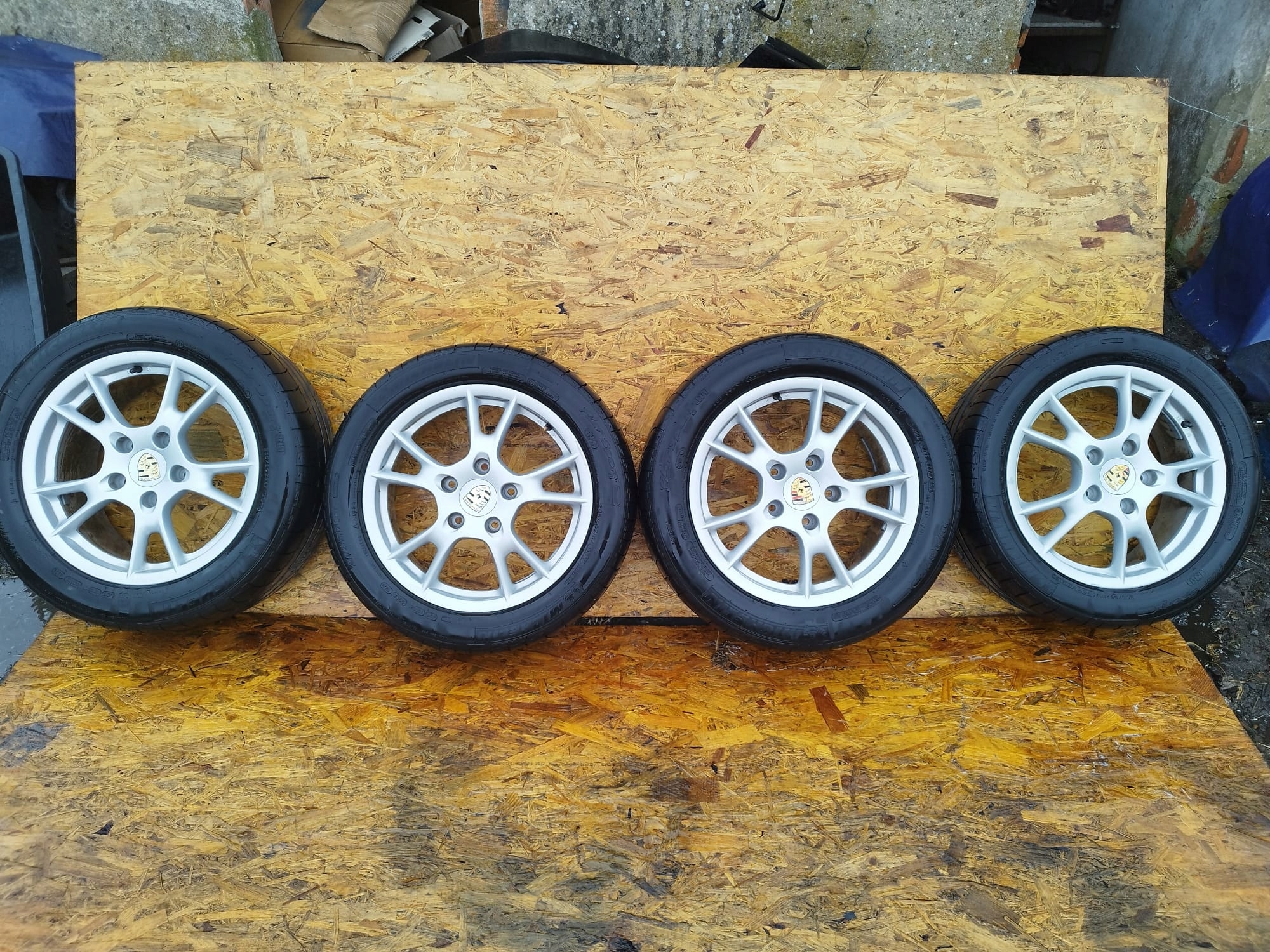 PORSCHE BOXSTER 987 КОЛЕСА ДИСКИ ШИНИ КОМПЛЕКТ 17'