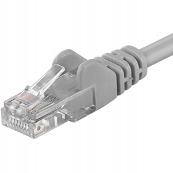 PremiumCord Patch cable UTP RJ45-RJ45 CAT6 3m grey kabel sieciowy