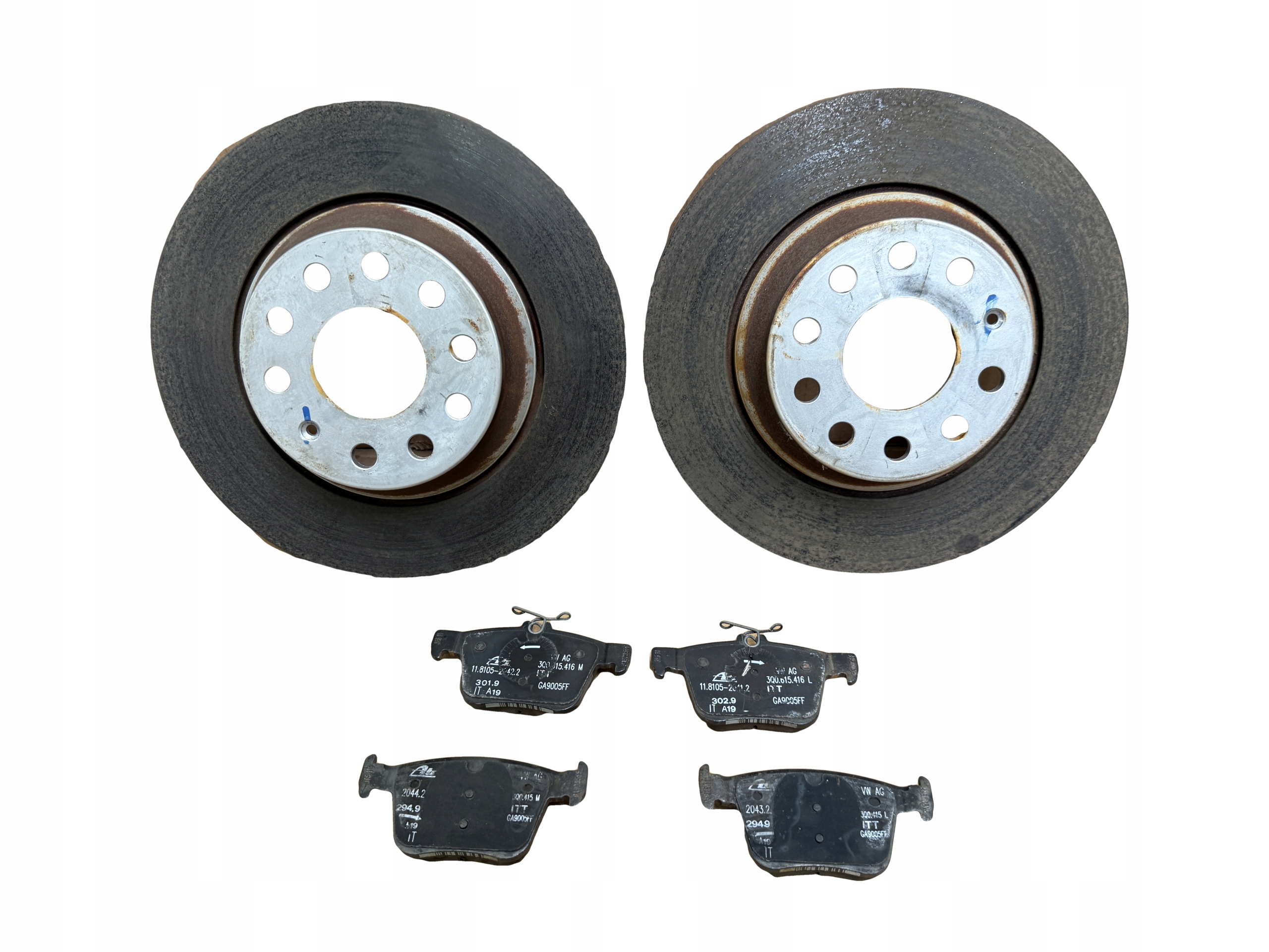AUDI Q3 VW TIGUAN discs plates rear part 3Q0615601A