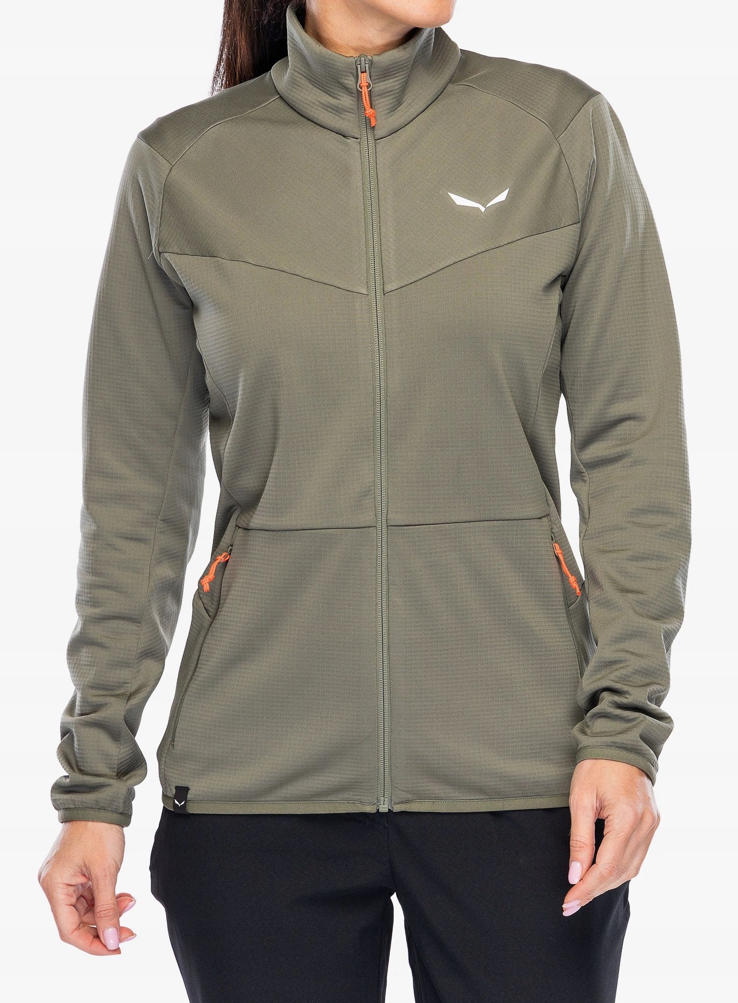 Mikina Salewa Puez Cammino Pl Jacket faded green 34 (xs)