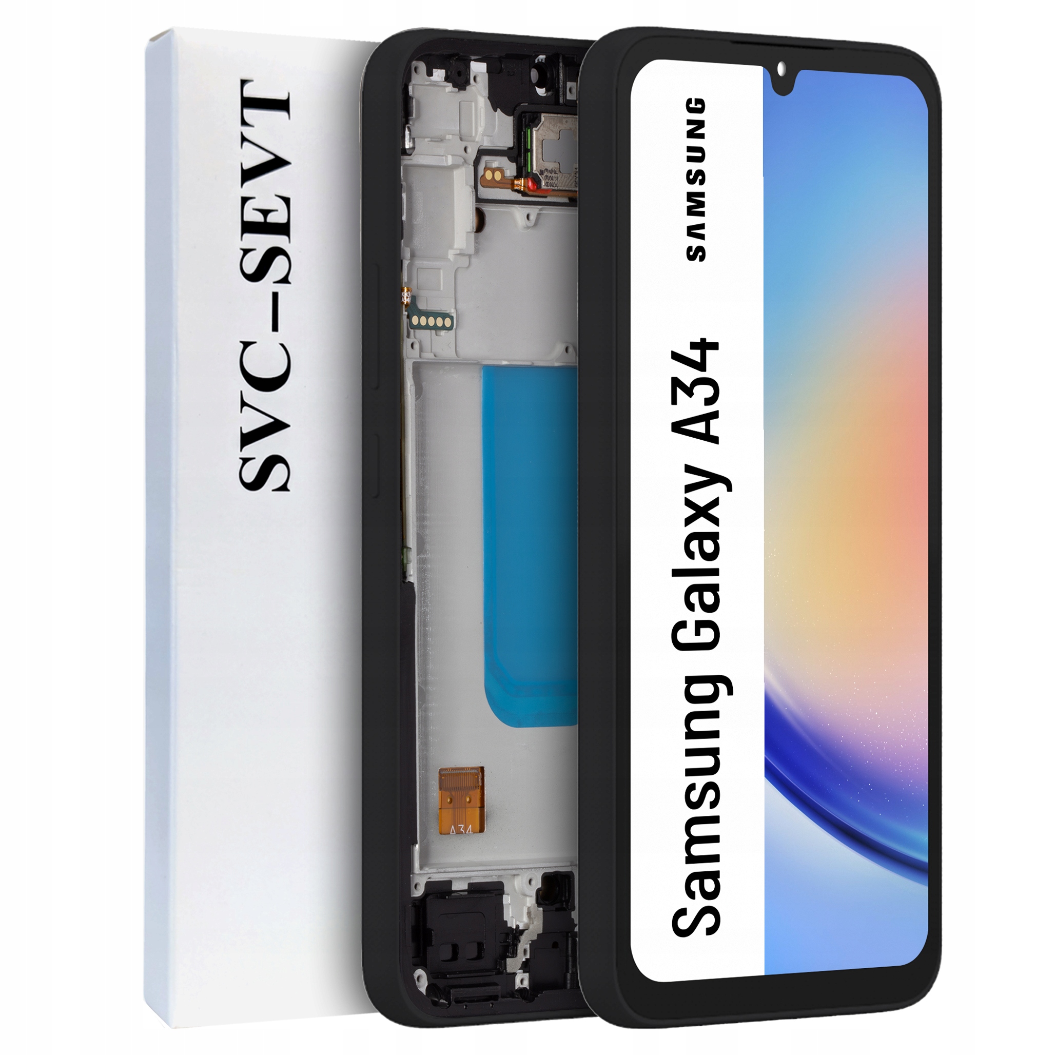 Displej pro Samsung Galaxy A34 LCD displej Rámeček Originální Zila SM-A346B