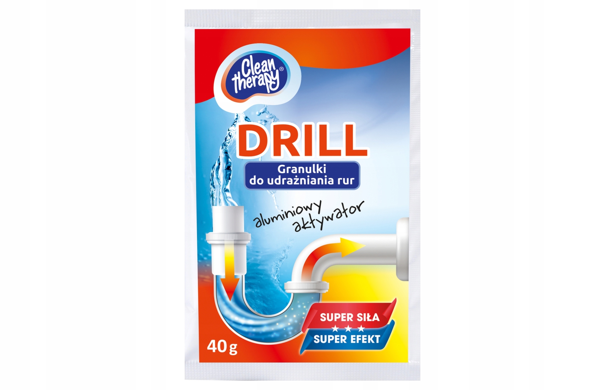 

Granulki do udrażniania rur 40g Drill