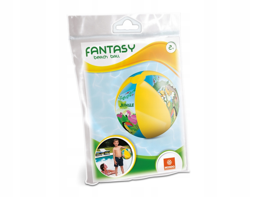 Duża Piłka Plażowa Dmuchana Średnica 50 cm Model FANTASY piłka plażowa
