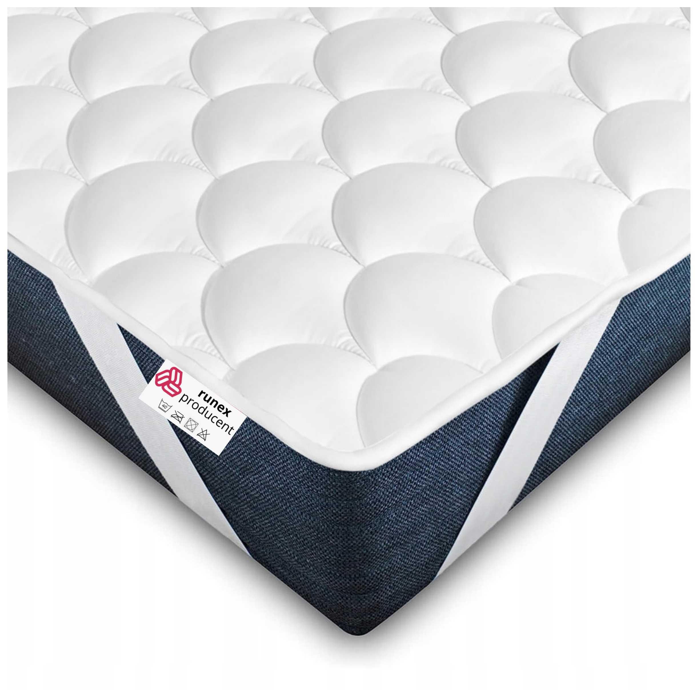 OCHRANIACZ NA MATERAC 220X200 NAKŁADKA TOPPER NAWIERZCHNIOWY