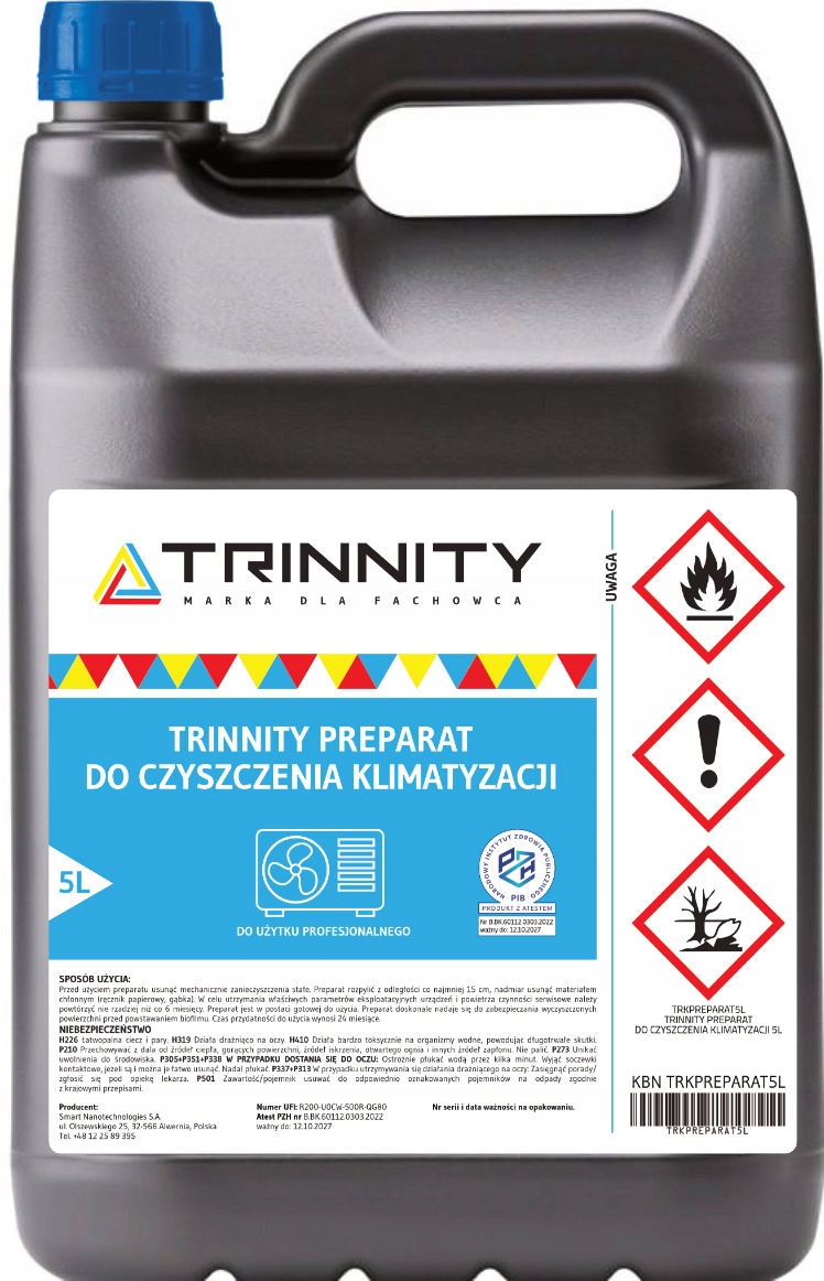 Prípravok Na Čistenie Klimatizácie Sprej 0,25 L TRKPREPARAT5 L