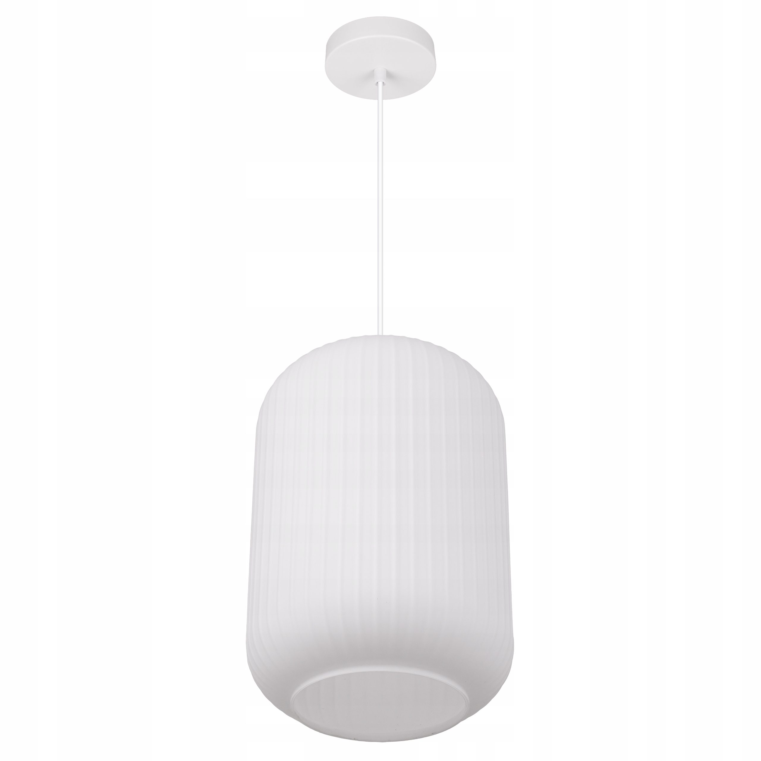 Závěsné Stropní Svítidlo Lustr Stropní Svítidlo Bílá E27 Led Rýhovaná Univerzální